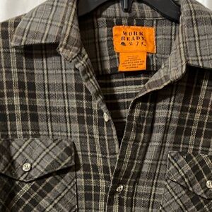 Work Ready Plaid Flannel Shirt